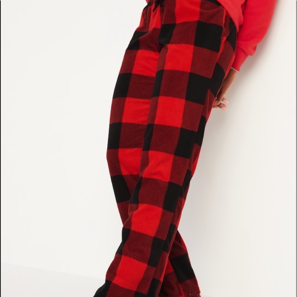 Old Navy Fleece Plaid Pajama Pants XL